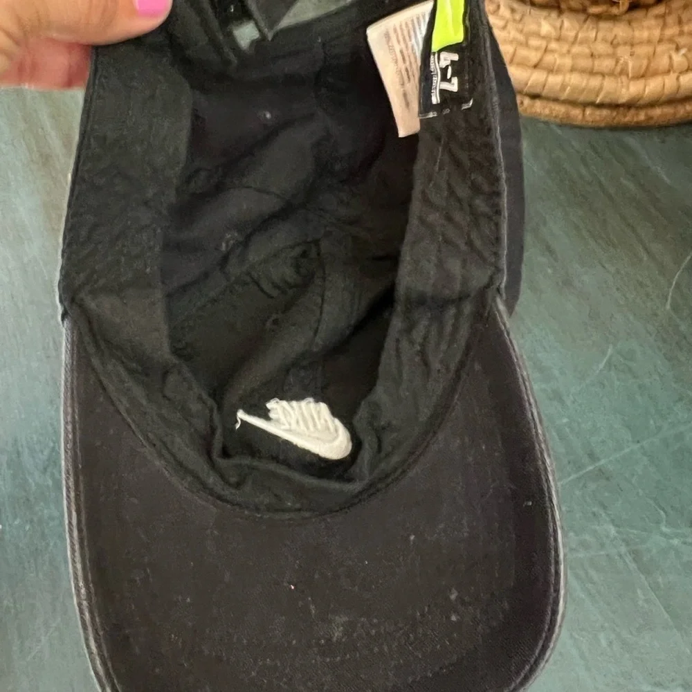 Nike Black kids hat. 19” circumference